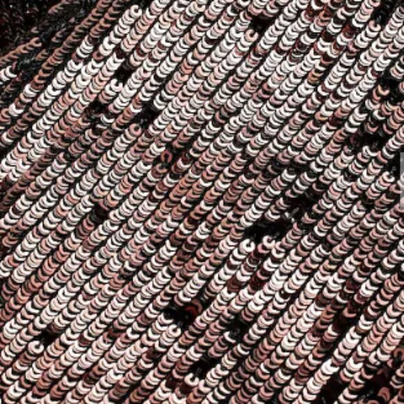 EXPRESS High Waisted Sequin Midi Pencil Skirt XS Bronze NWT - Picture 6 of 8